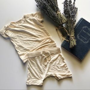 { boody baby shorts & shirt set }